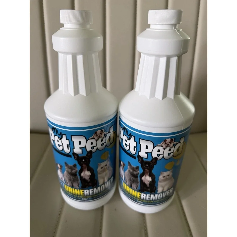 Lot Of 2 - My Pet Peed Pet Urine Remover Stain Odor Cleaner Fast Acting 32oz New